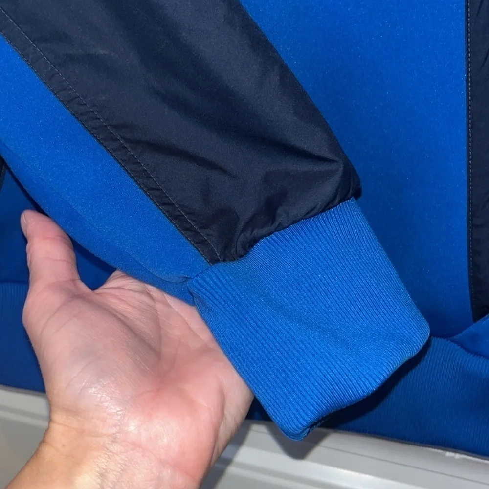 MEN’S Blue/Navy Northface sweatshirt hooded jacket full zip size M